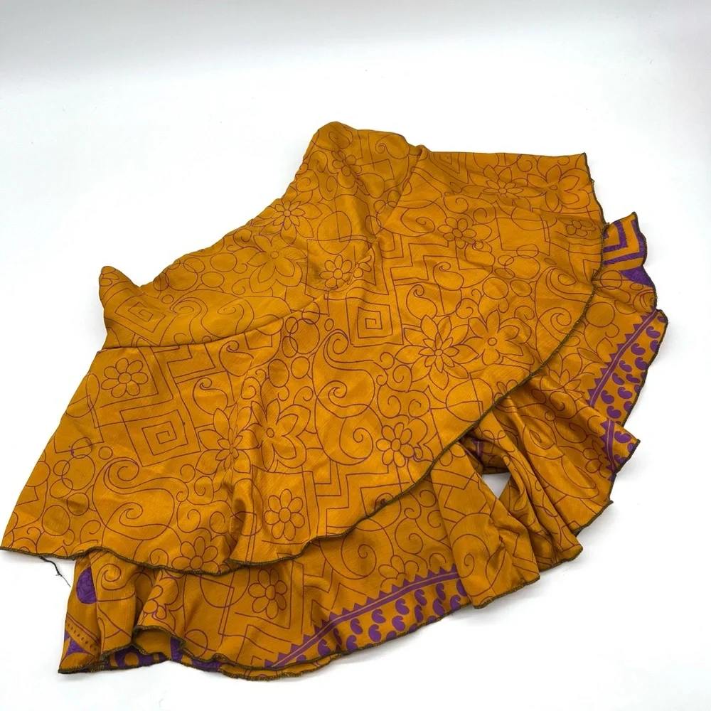 Flowy Skort Vintage Floral Pattern - Picture 6 of 6